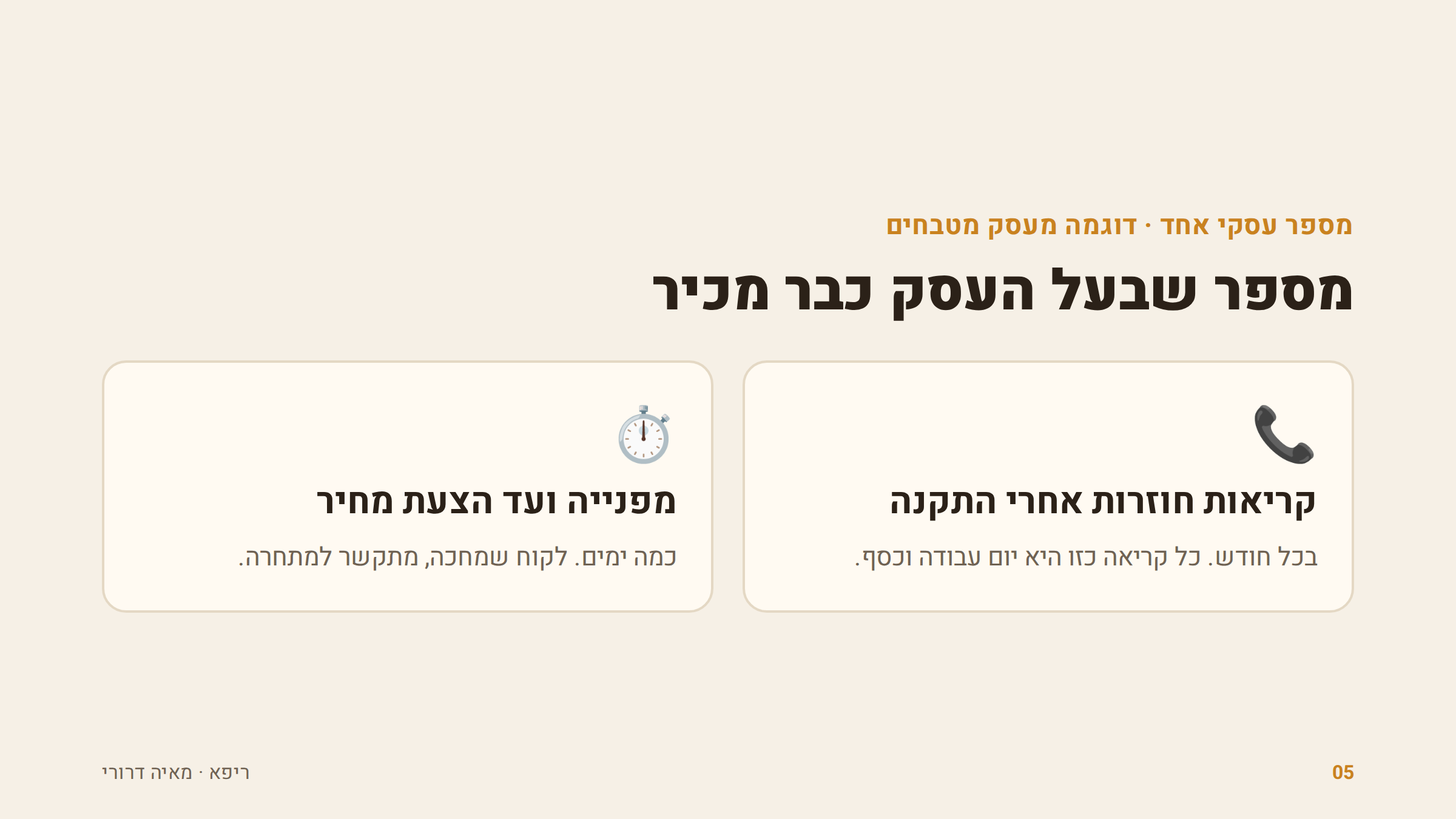 מספר עסקי אחד