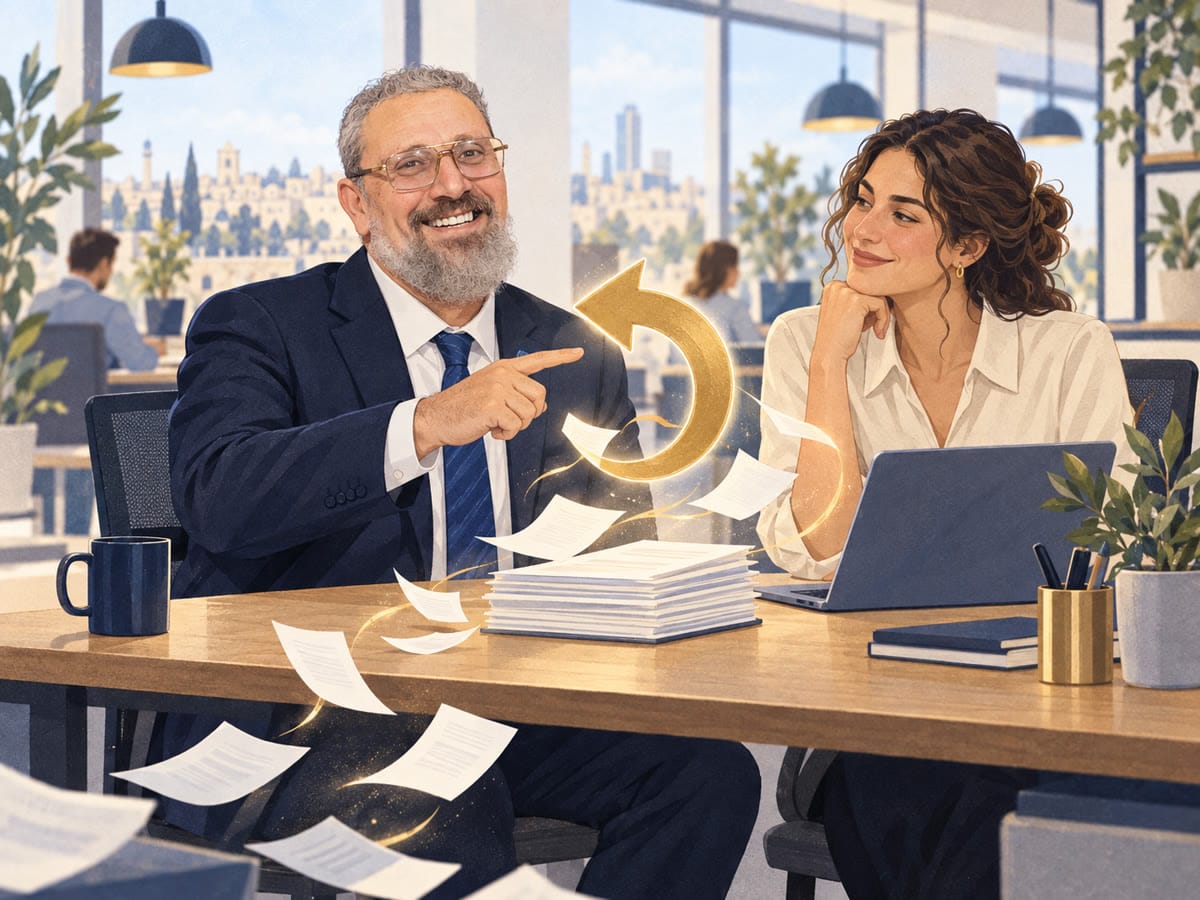 כפתור חזרה אחורה שמחזיר את הטעות