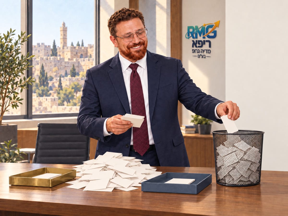 ינוב ממיין כרטיסים, רובם הולכים לפח