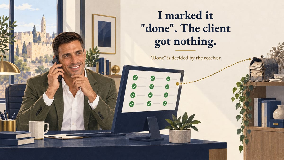 I Marked It "Done," and the Client Got Nothing