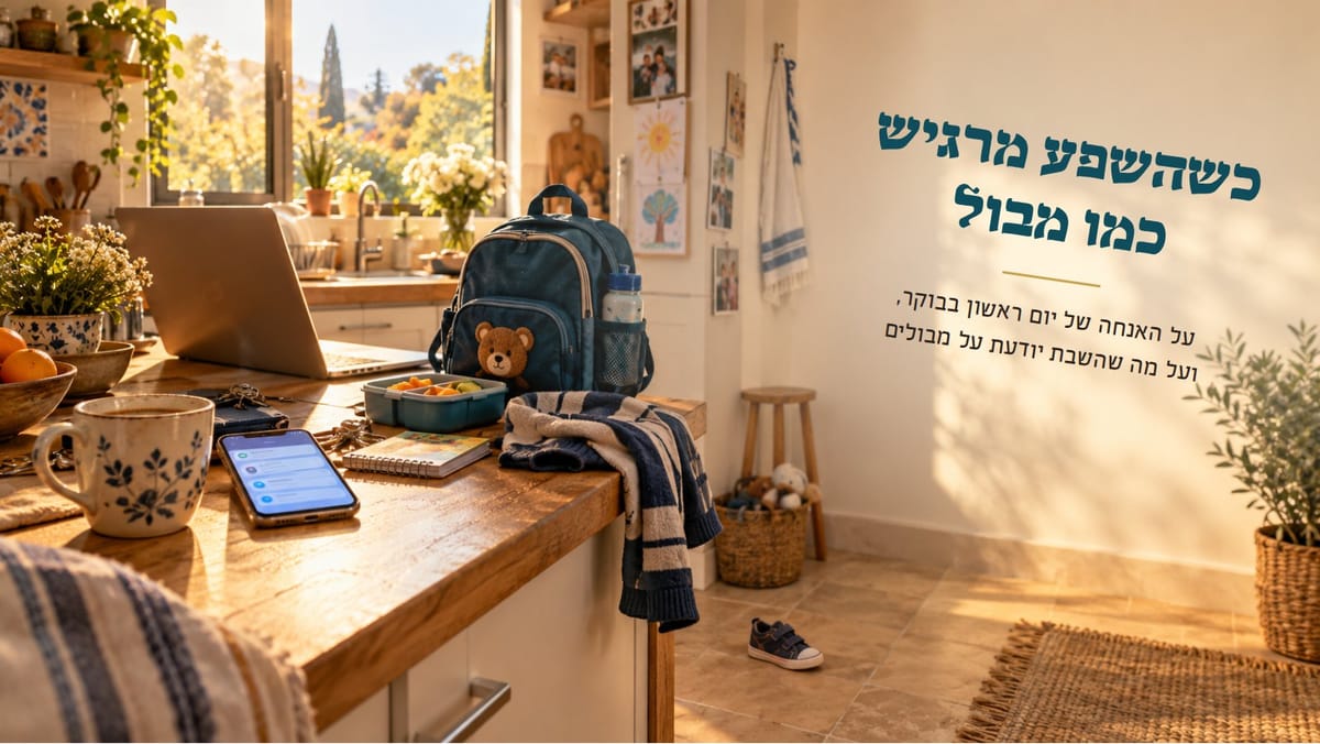 כשהשפע מרגיש כמו מבול