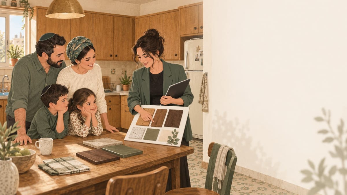 המעצבת שמעה על המטבח לפניכם.