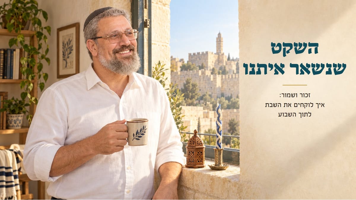 השקט שנשאר איתנו