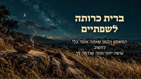 ברית כרותה לשפתיים