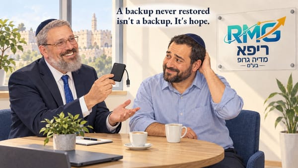 A Backup Never Restored Isn't a Backup. It's Hope. 💾