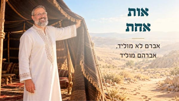 אות אחת: אברם לא מוליד, אברהם מוליד