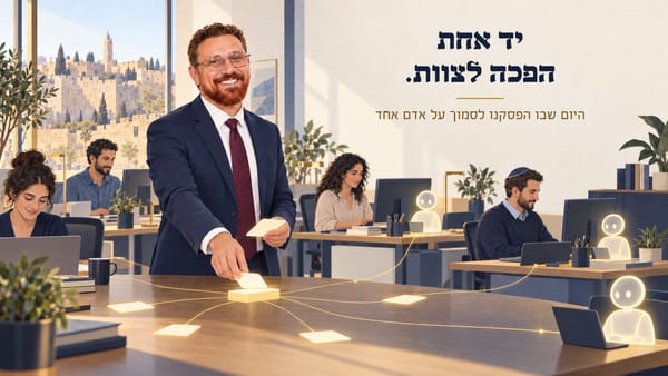 פרק ראשון: היום שבו יד אחת הפכה לצוות